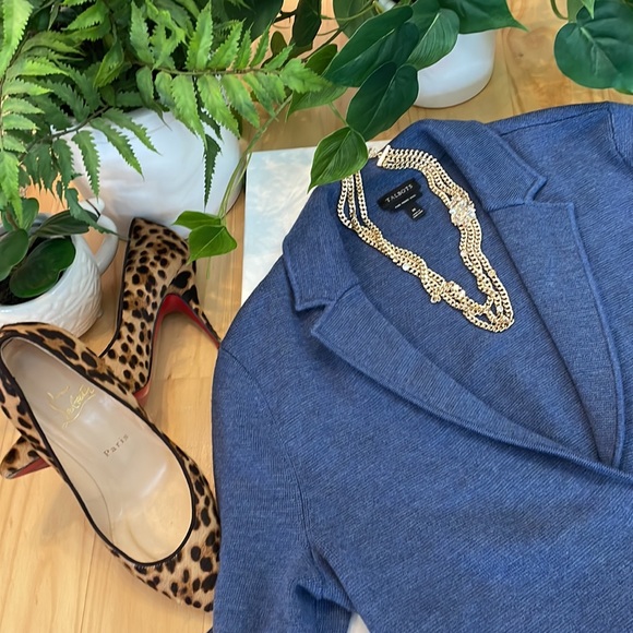 Talbots merino wool sweater jacket - Picture 2 of 9